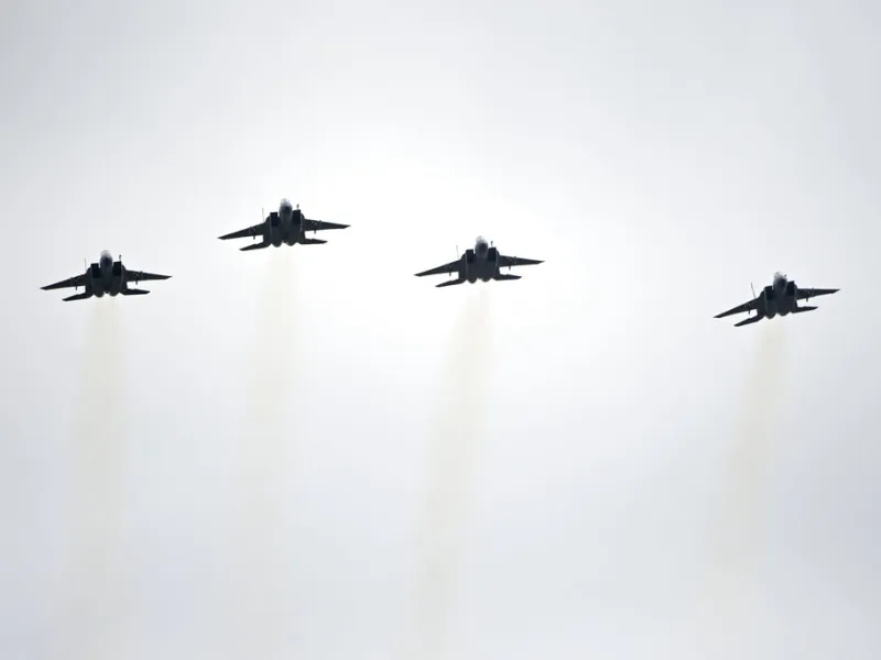 F-15 fighter jets 