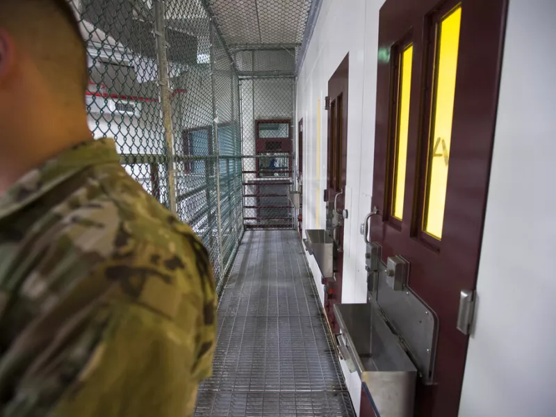 φυλακή υψίστης ασφαλείας στον Κόλπο του Γκουαντάναμο της Κούβας