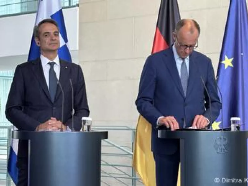 Μητσοτάκης και Μερτς σε συνέντευξη