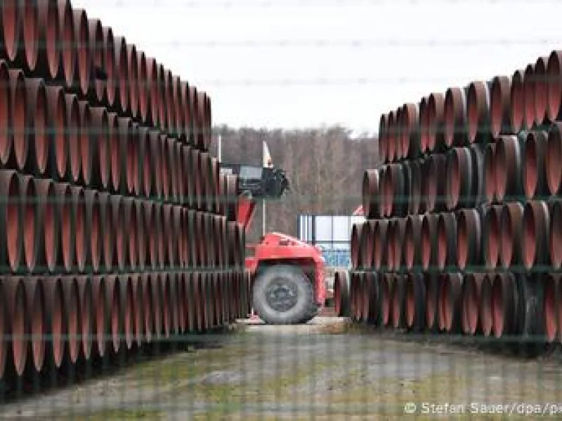Στοιβαγμένοι σωλήνες Nord Stream 2