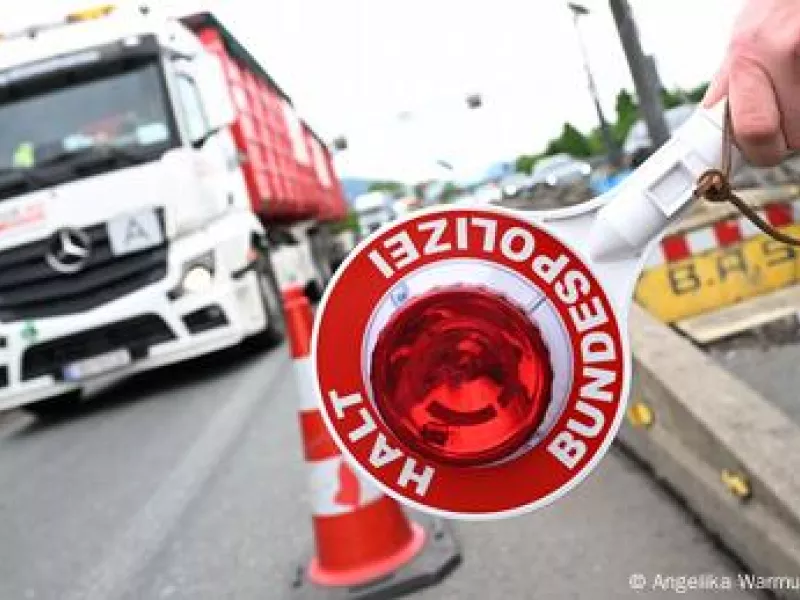 Έλεγχος φορτηγού στα γερμανικά σύνορα
