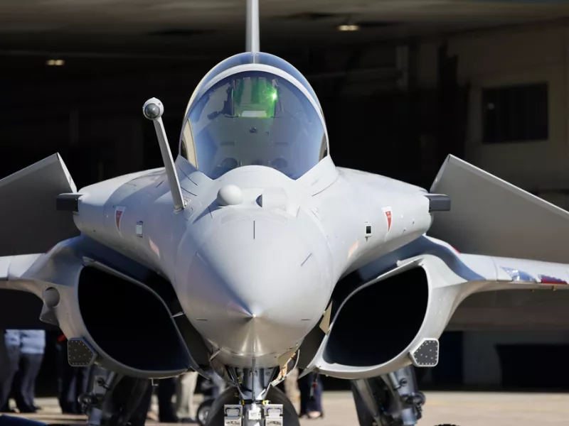 A Rafale jet fighter