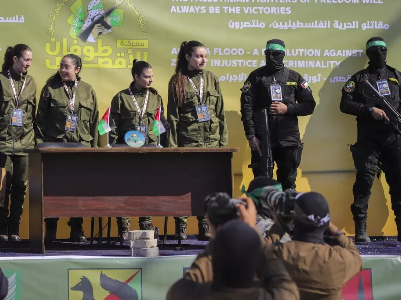 Israeli female soldier hostages
