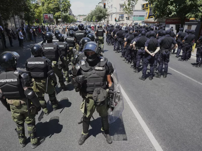 Serbia Protest