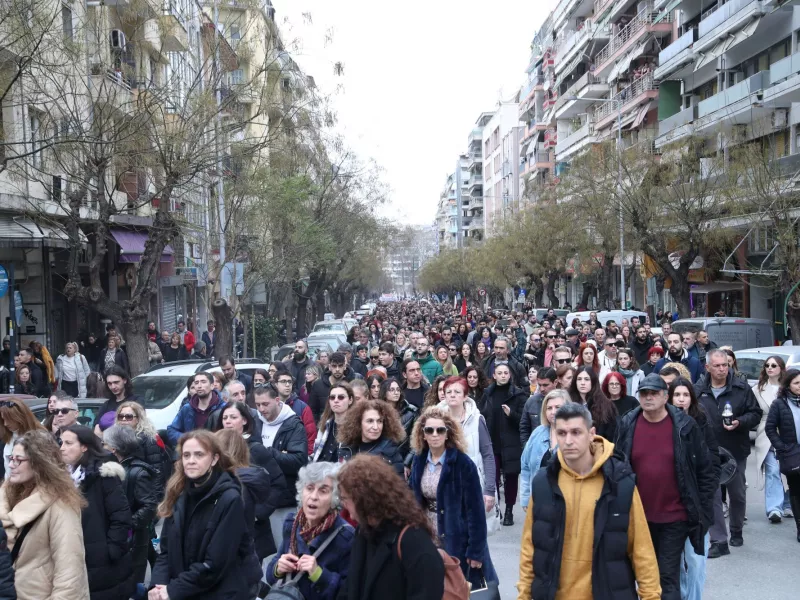 πορεία για τα Τέμπη