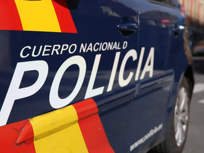 Police in Madrid