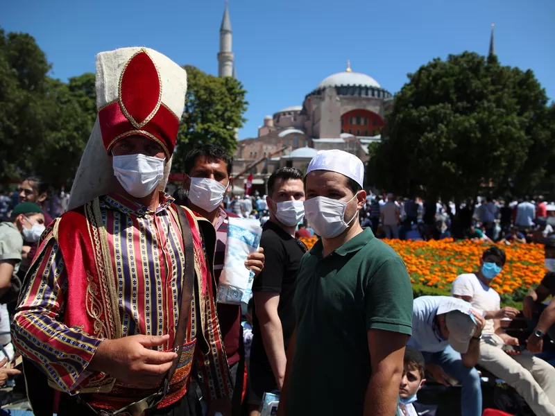 Αγία Σοφία: Πρώτη προσευχή για το Ραμαζάνι από το 1934 - Βίντεο