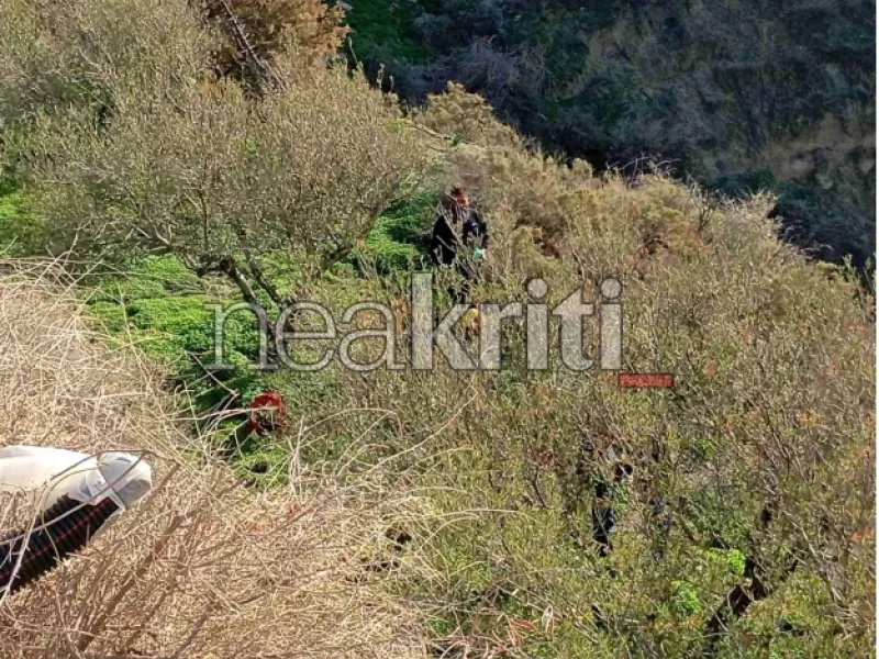 Ηράκλειο: Άνδρας έπεσε σε γκρεμό στη Λοφούπολη