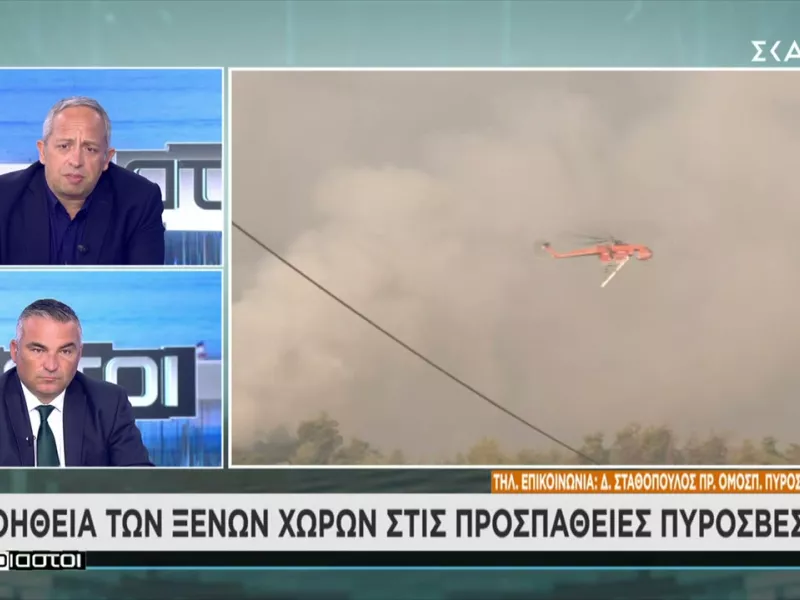 Πρόεδρος Πυροσβεστών-ΣΚΑΪ: Μέχρι αύριο πρωί θα έχει λήξει ο πύρινος εφιάλτης στην Εύβοια