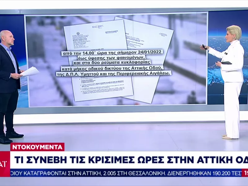 Ντοκουμέντα ΣΚΑΪ: Τι συνέβη τις κρίσιμες ώρες στην Αττική Οδό