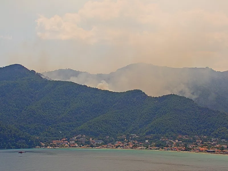 Φωτιές: 61 σε ένα 24ωρο - Τα νεότερα δεδομένα για τα μέτωπα στη Θάσο και την Μεσσηνία 